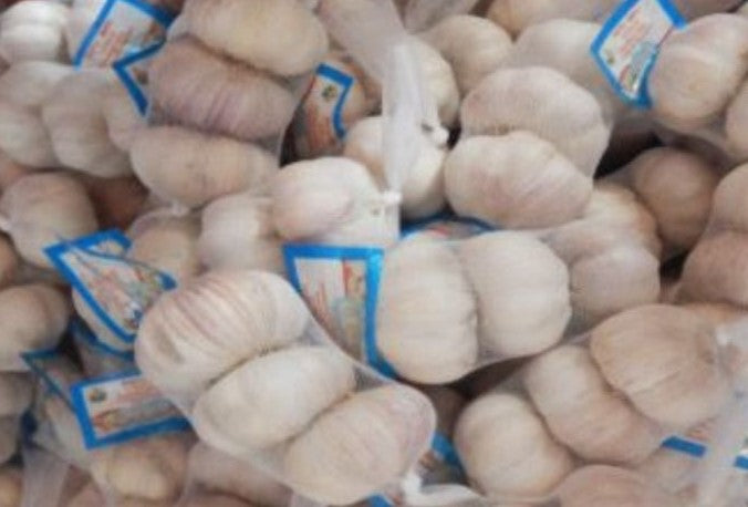 Chinese garlic is filled with bleach and chemicals
