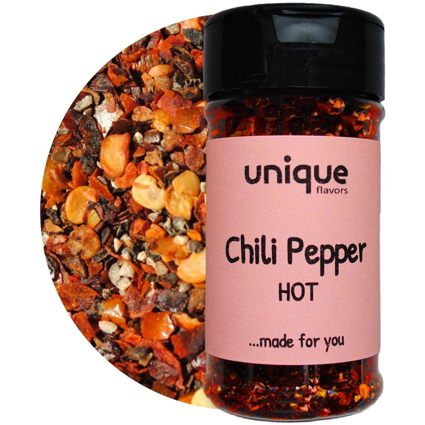 Chili Pepper Hot Seasoning Mix 1.5oz Easy Shaker - Unique Flavors Unique Flavors LLC 