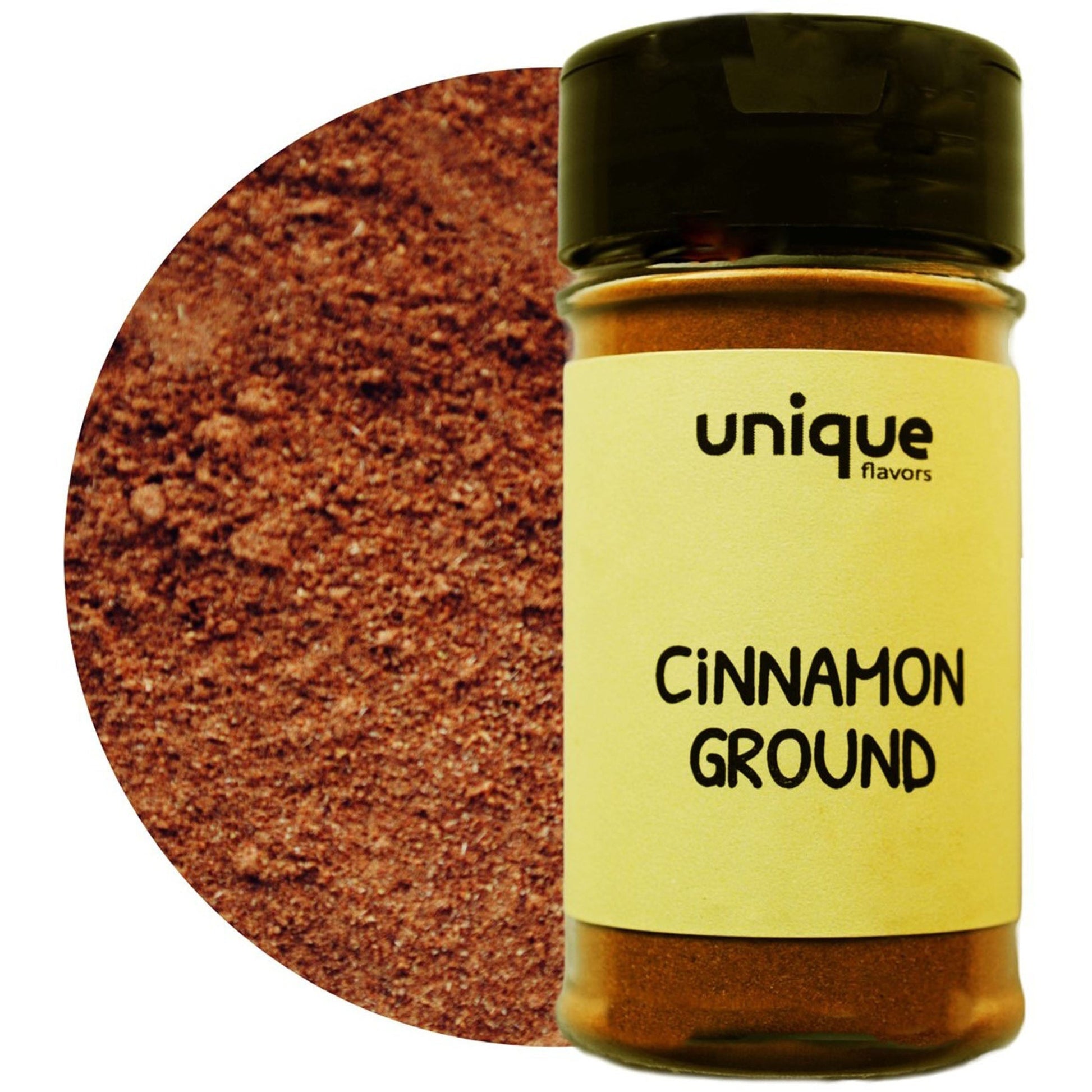 Cinnamon Ground 1.7oz Easy Shaker - Unique Flavors Spices and Art Unique Flavors LLC 
