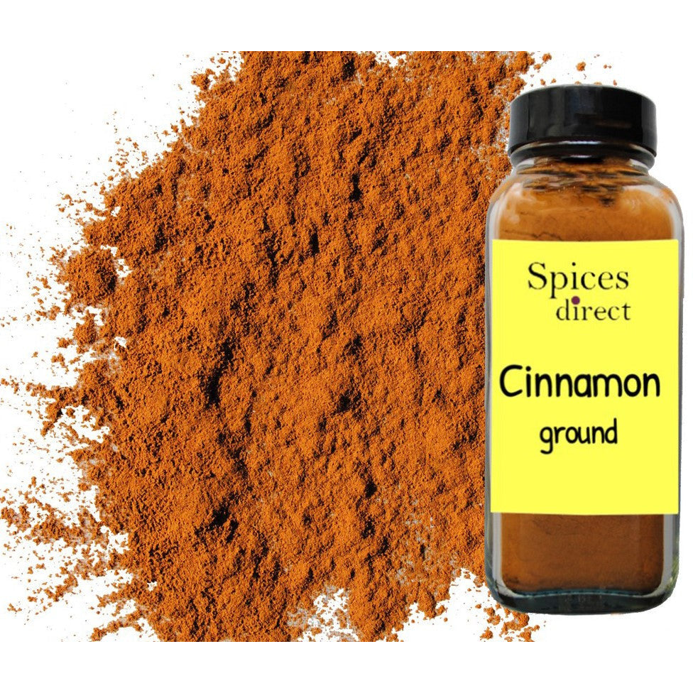 Cinnamon Ground 2.1oz Glass Bottle - Unique Flavors Spices Unique Flavors LLC 