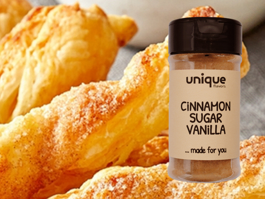 Cinnamon Sugar Vanilla Spice Blend 3.5 oz Easy Shaker - Unique Flavors Seasonings & Spices Unique Flavors LLC 