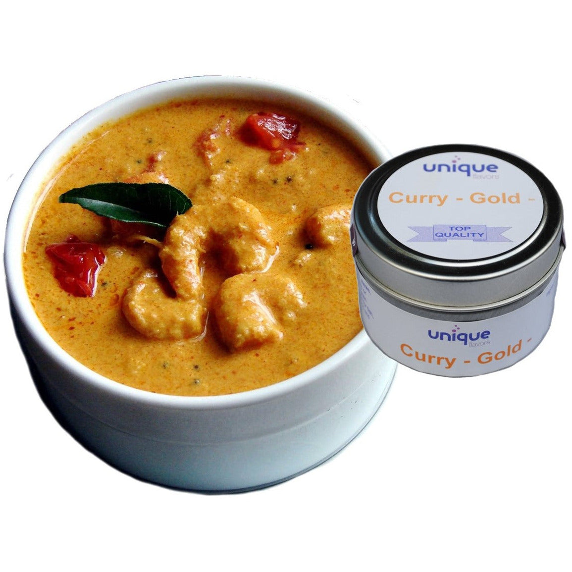 Curry Spice 2oz Tin Can - Unique Flavors Seasonings Unique Flavors LLC 