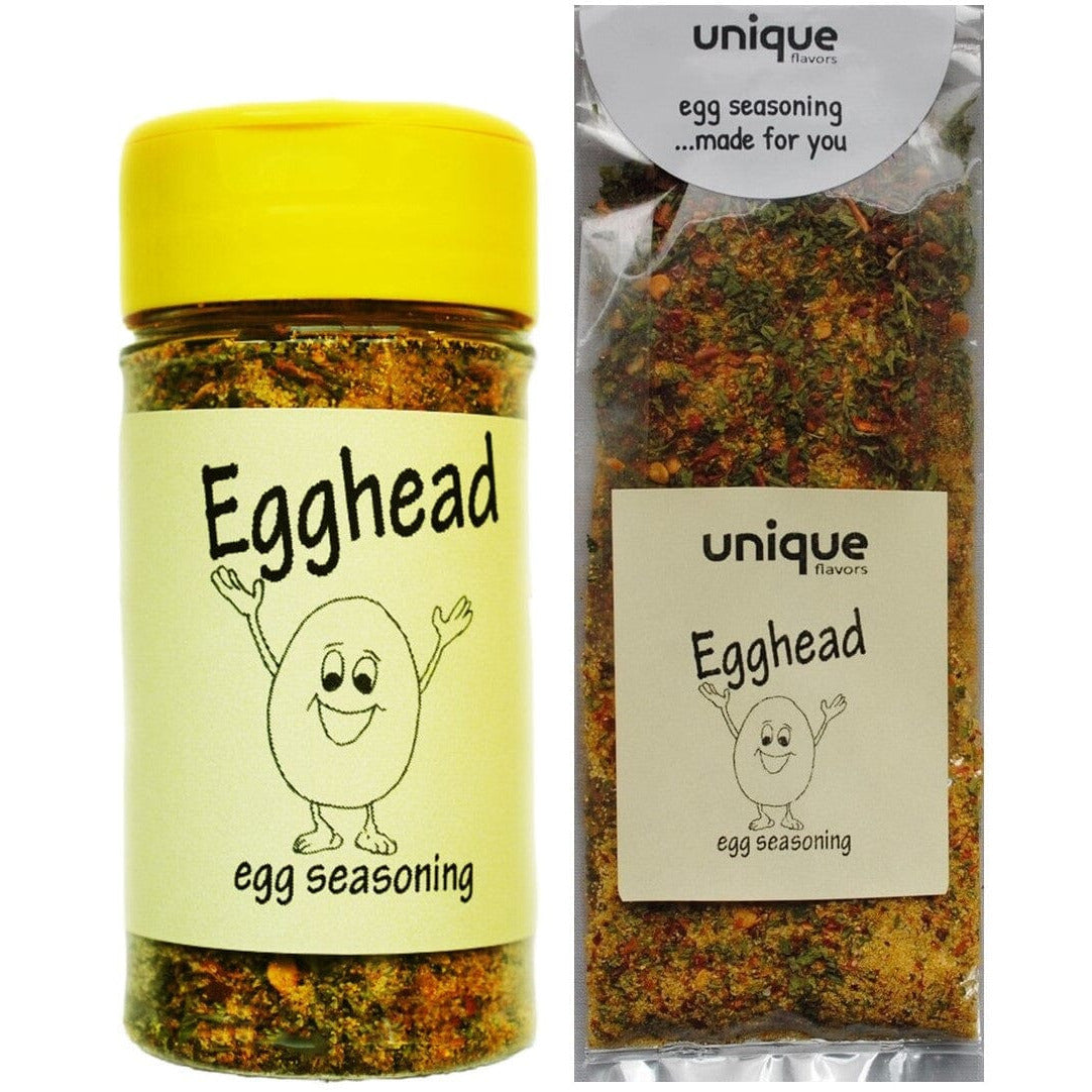 Egg Seasoning Egghead Combi Pack 2oz Easy Shaker 2oz Refill Bag - Unique Flavors Unique Flavors LLC 