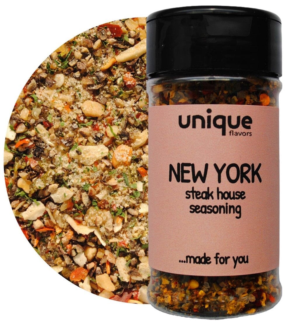 Steak Rub Seasoning New York 3.1 oz Easy Shaker- Unique Flavors Seasonings Unique Flavors LLC 