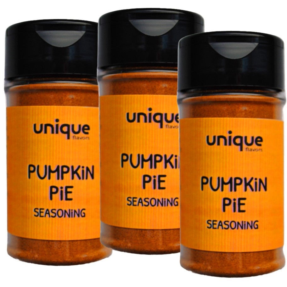 Pumpkin Pie Seasoning Mix TRIO It's The Great PumPkin 3 Easy Shaker Bottles Each 1.1oz - Unique Flavors Seasonings & Spices Unique Flavors LLC 